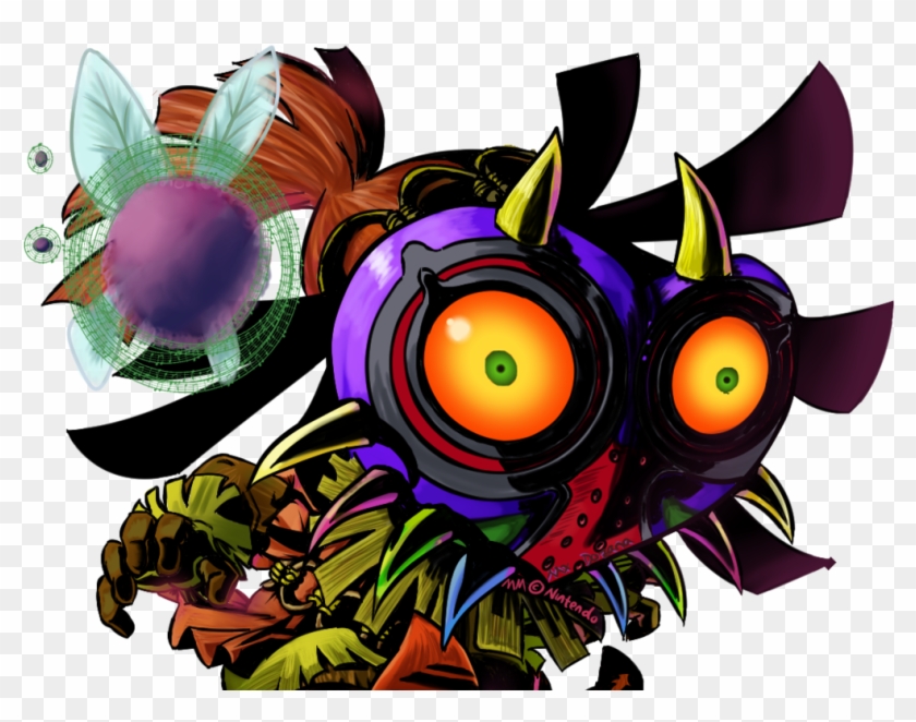 Majora Mask The Skull Kid - The Legend Of Zelda Clipart #383952