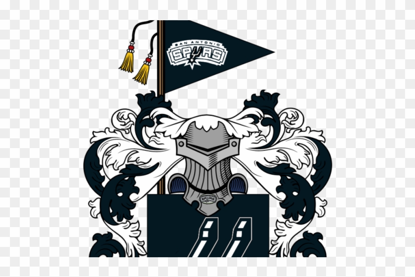 San Antonio Spurs Clipart Spurs Coyote - Bulldog Coat Of Arms - Png Download #384284
