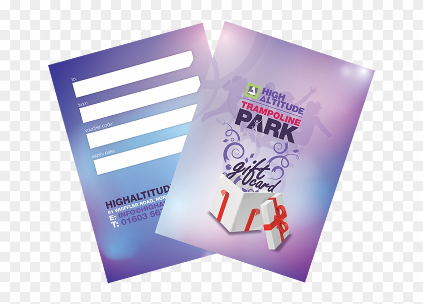 High Altitude Gift Cards - Brochure Clipart