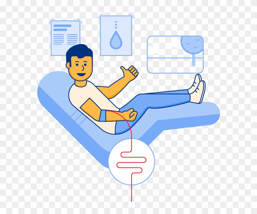 Clip Art Free Download Lifesouth Community Centers - Drawing Of Donating Blood - Png Download