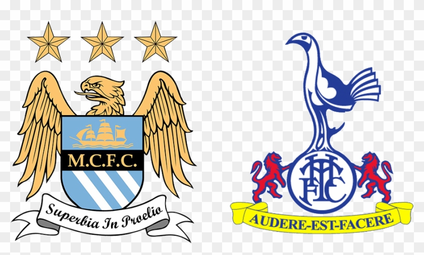 Mcfc Versus Spurs - Tottenham Hotspur Badge History Clipart