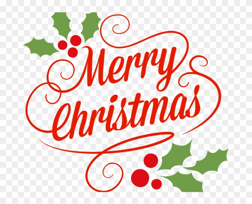 Merry Christmas With All Best Wishes For A Healthy, - Calligraphy Clipart