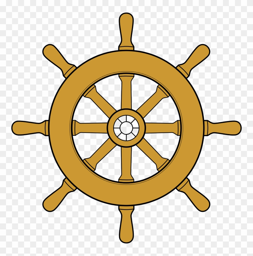 Wheel Of Dharma Png Transparent Images - Ship Steering Wheel Clipart