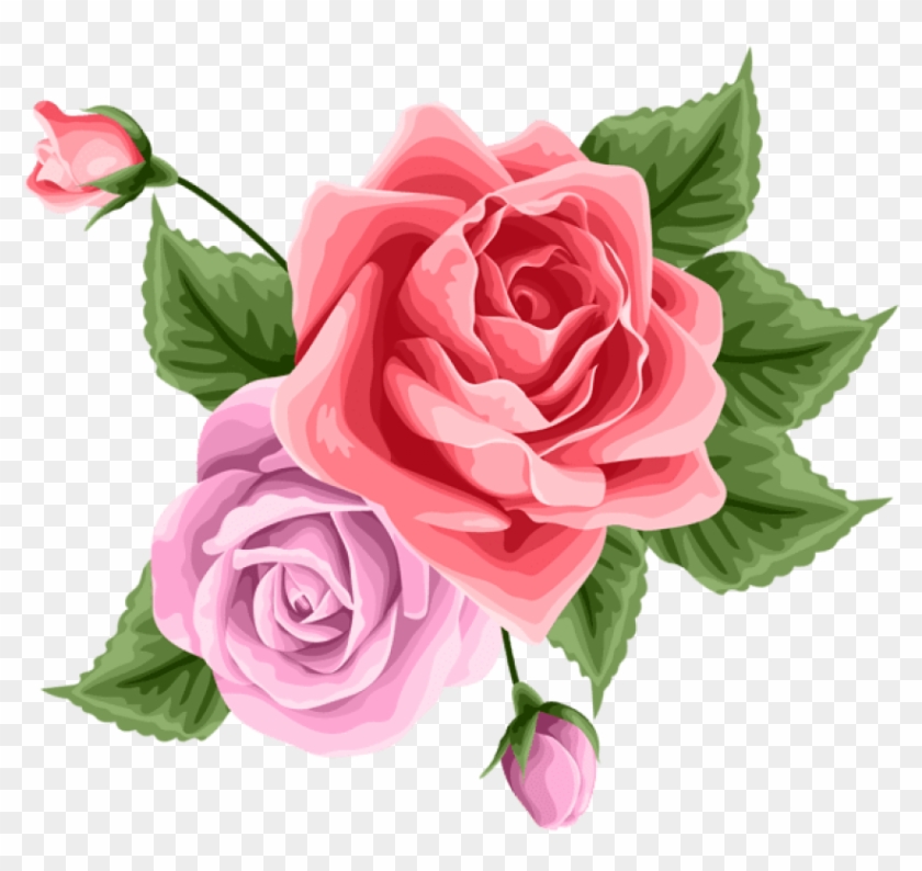 Free Png Download Rose Decoration Clipart Png Photo - Clip Art Transparent Png #385336