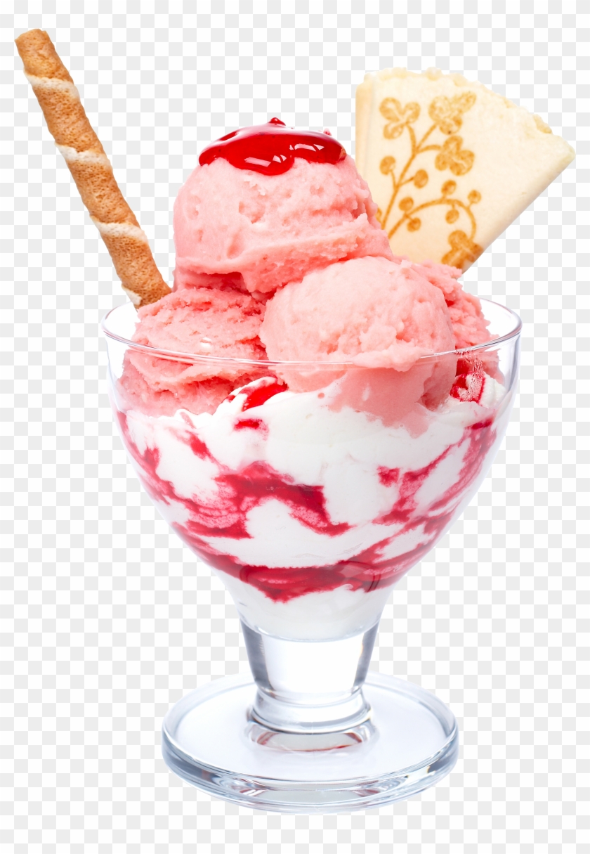 Ice Cream Png Image - Ice Cream In Glasses Clipart #385360