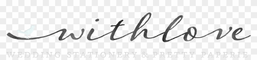 Cropped Logo With Love Wedding Invitations - Birth Clipart #385449