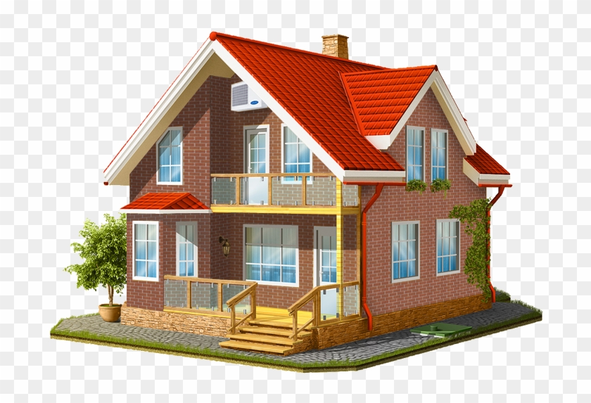 House Png - Big House Png Clipart #385450