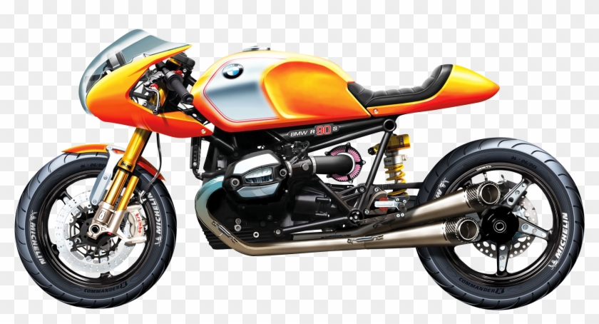 Bmw R90s Sport Motorcycle Bike Side View Png Image Clipart #385452