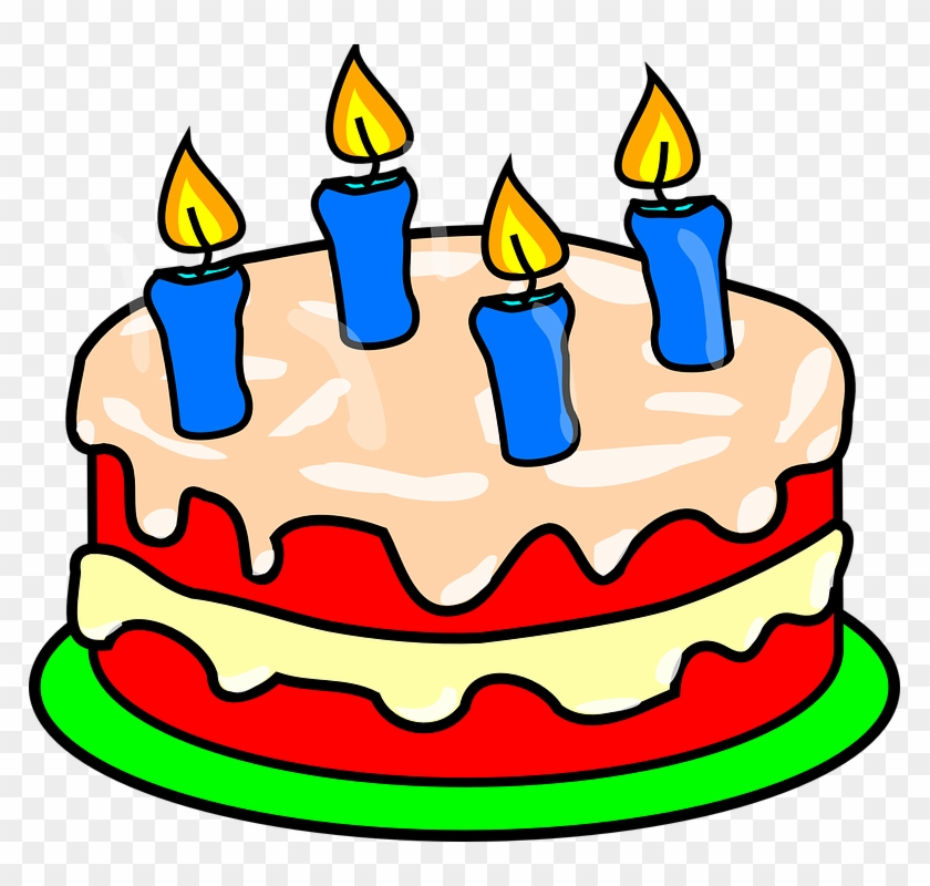 Birthday, Cake Free Images On - Clipart Of Cake - Png Download #385549