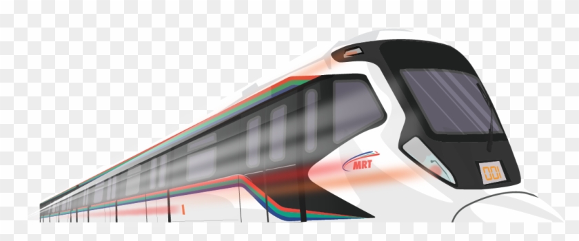 Slide - Mrt Train Png Clipart