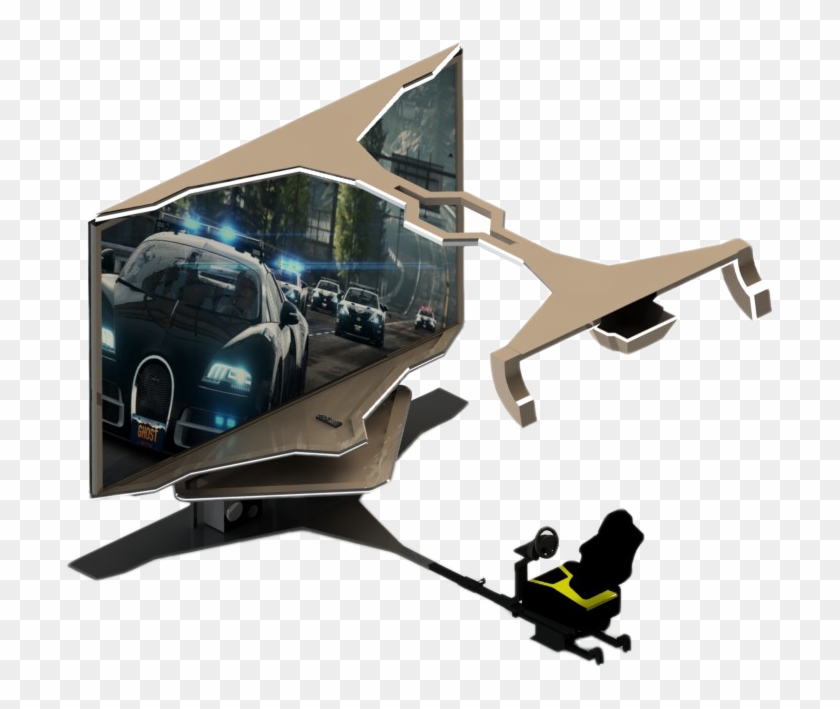 Large Screen Gaming Gives A Great Experience Of Gaming - Corvette Stingray Clipart #385780
