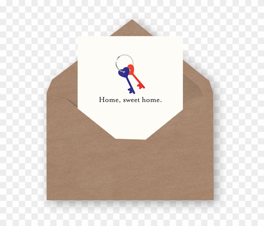 Kraft Envelope-new Home - Envelope Clipart #385834