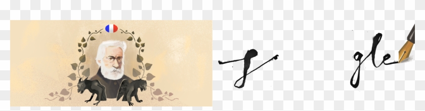 Victor Hugo Google Doodle Clipart #386019