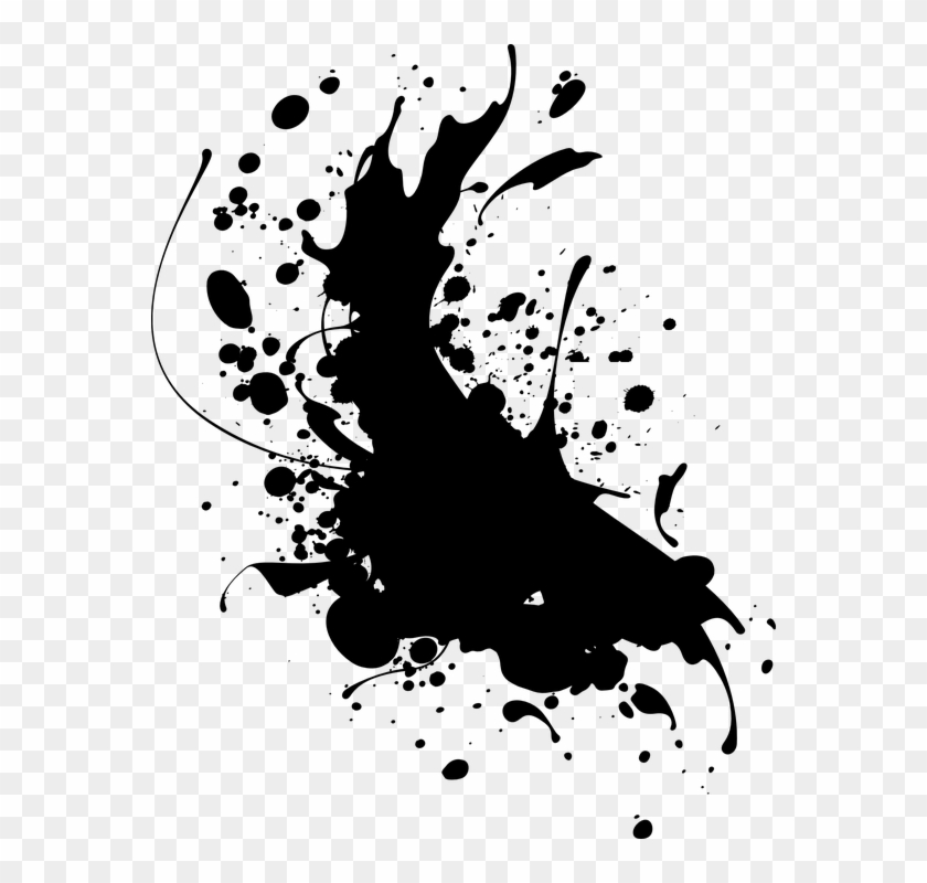 Splash Png Black Clipart