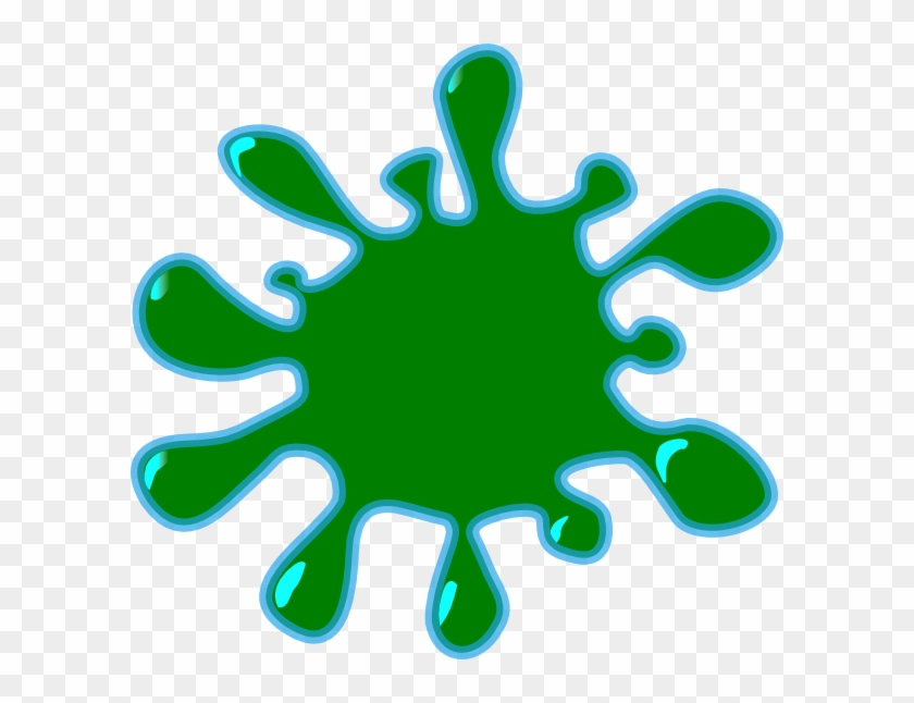 Splash Clipart Dark Green - Splash Clip Art - Png Download