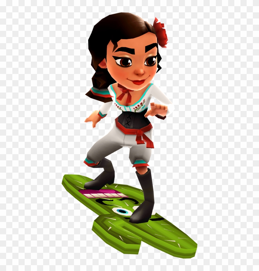 April - Subway Surfers Characters Clipart