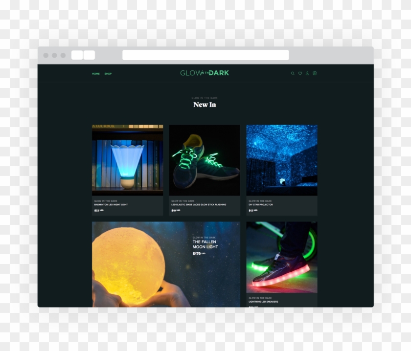 Entertainment Store Glow In The Dark - Electronics Clipart