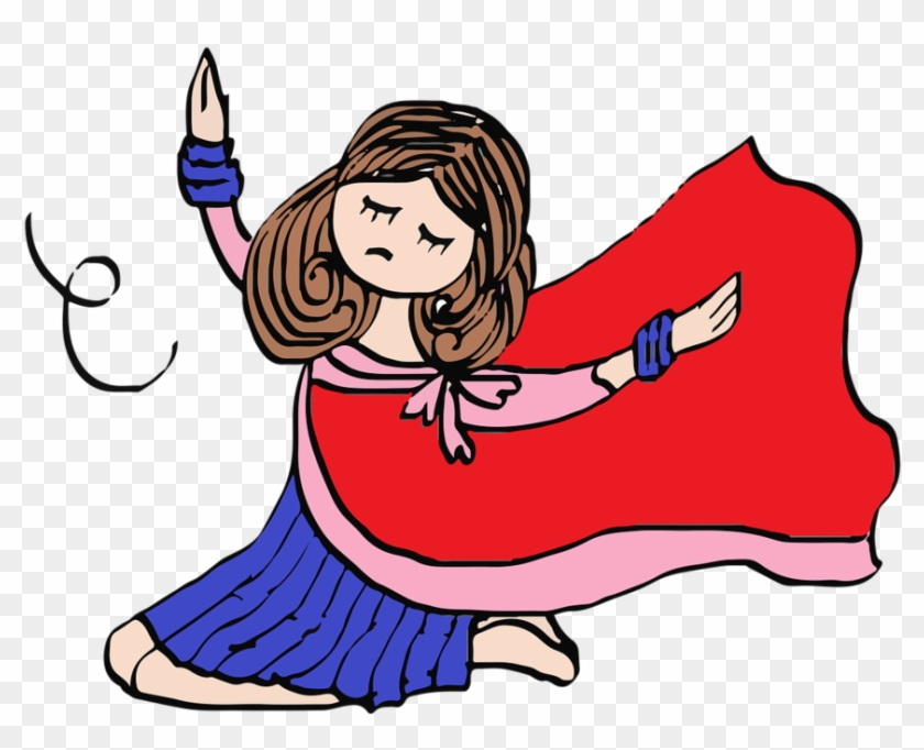 Girl Character Indian Dance, People , Png Download Clipart