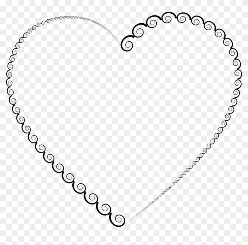Golden Spiral Circle Heart Point - Ghirigori Cuore Clipart
