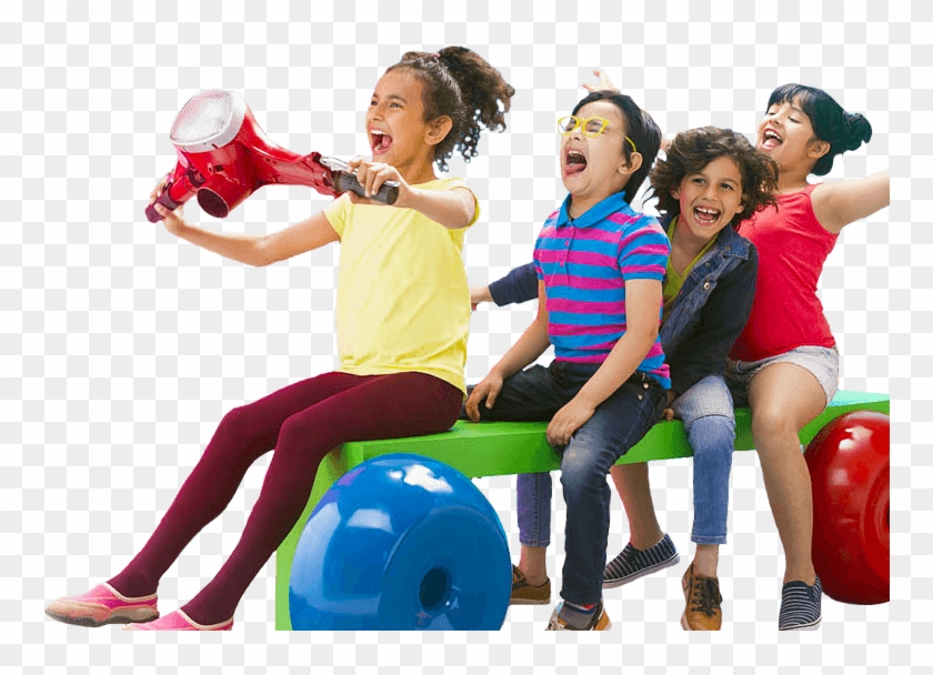 Entertainment City Itâ€™s Fun Time - Kids Playing Park Png Clipart #386687