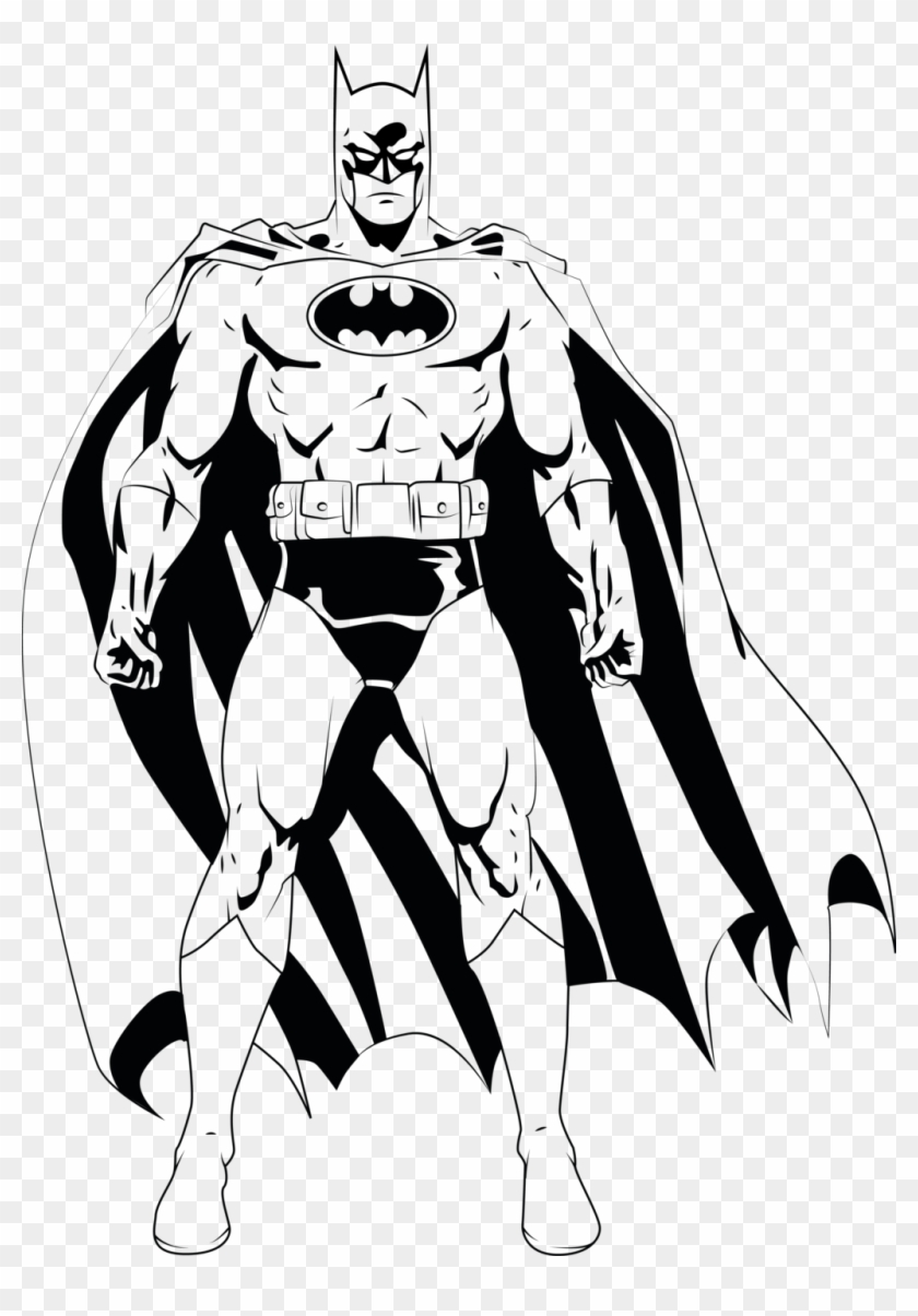 Vector Batman By Xx Ayla - Batman Png Line Art Clipart
