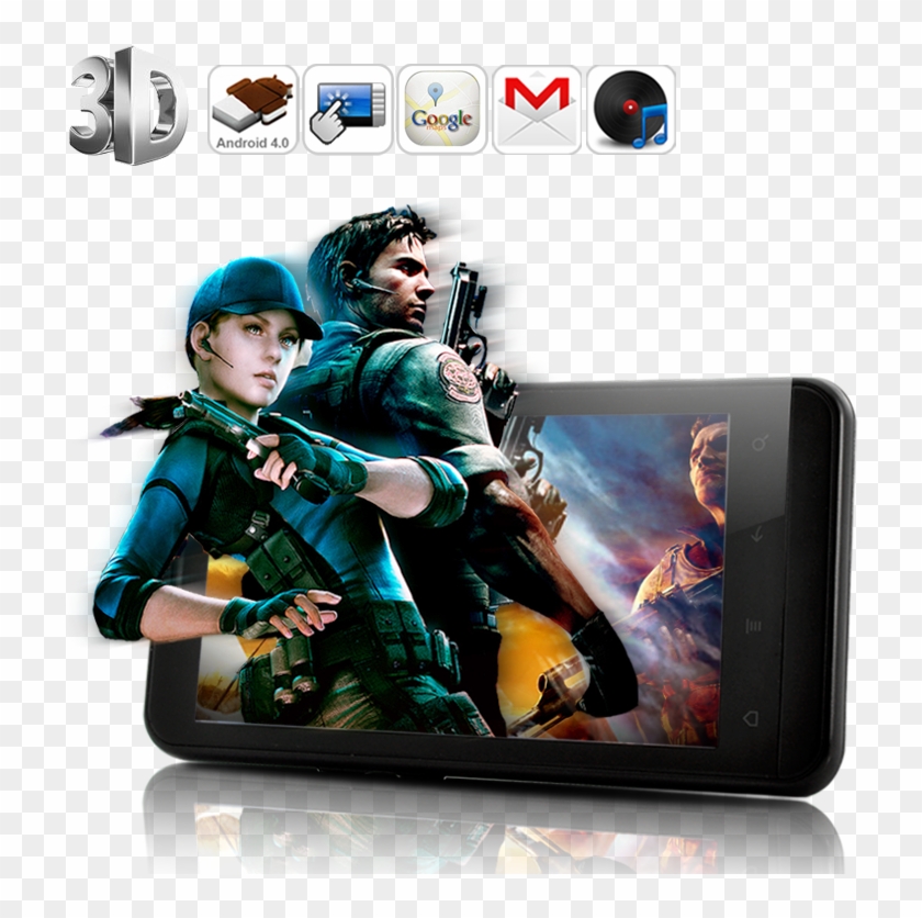 0 3d Dispaly Phone - Mobile Phone 3d Screen Clipart