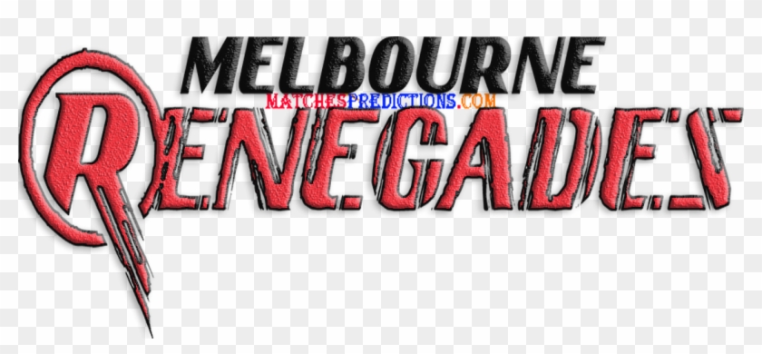 Melbourne Renegades Logo Bbl 18/19 - Melbourne Renegades Clipart #387057