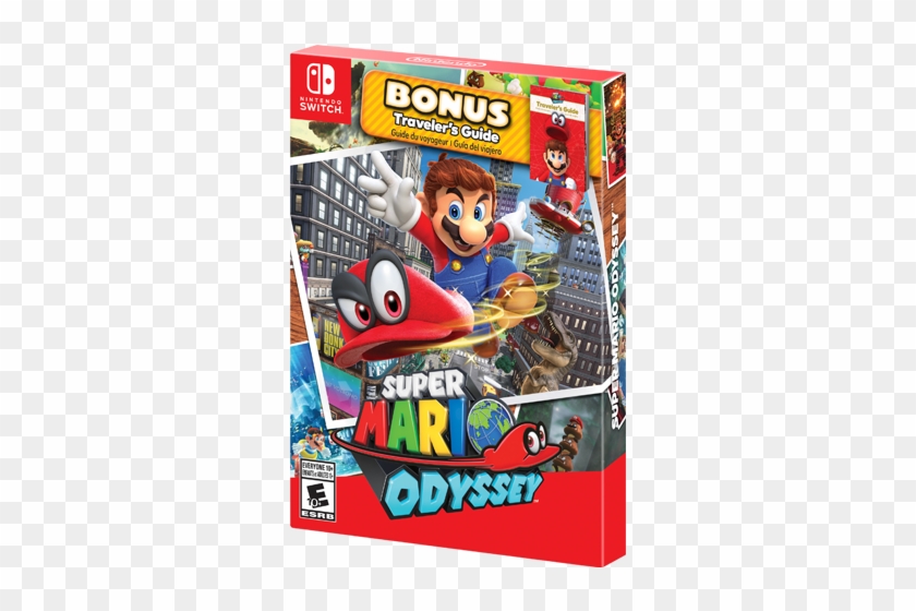 Super Mario Odyssey Starter Pack Box Art - Super Mario Odyssey Bonus Traveler's Guide Clipart