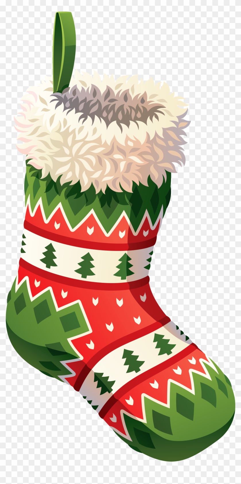 Christmas Stocking Png Clip Art Imageu200b Gallery - Christmas Sock Clipart Png Transparent Png #387395