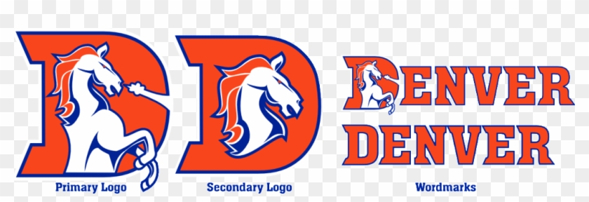 Denver Broncos Concepts Chris Creamers Sports Logos - Denver Broncos Orange D Png Clipart #387468
