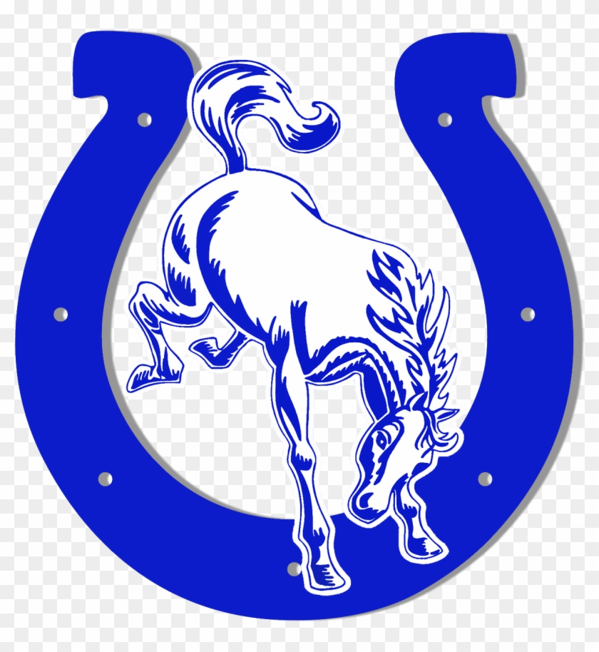 Bronco & Horseshoe - Logo Hoefijzer Clipart #387498