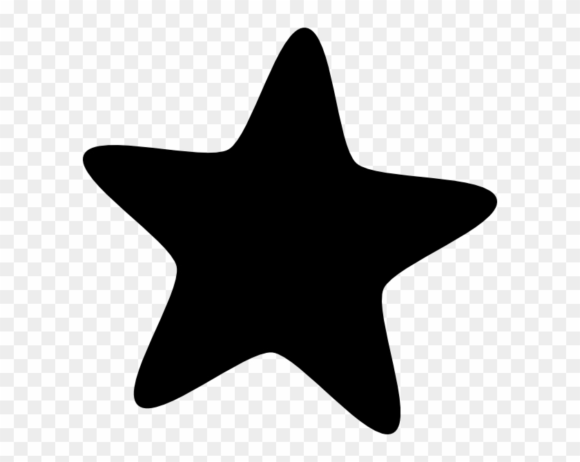 Black Star Clipart Png - Stars Vector Black And White Transparent Png #387904