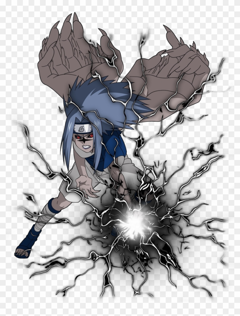 While Fighting Naruto At The Valley Of The End Party - Sasuke Curse Mark Clipart #388253