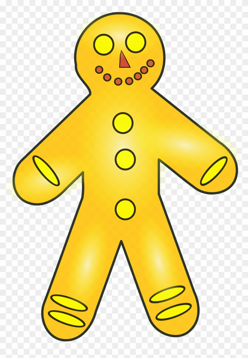 File Gingerbreadman Wikimedia Commons - Gingerbread Man Clipart #388331