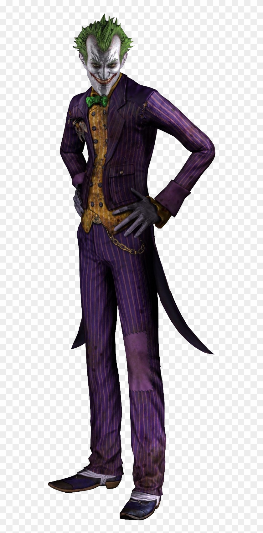 719 X 1706 3 - Batman Arkham Asylum Joker Costume Clipart