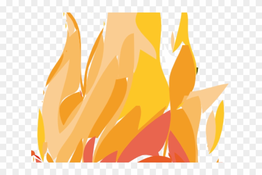 Flames Clipart Row - Fire Clip Art - Png Download
