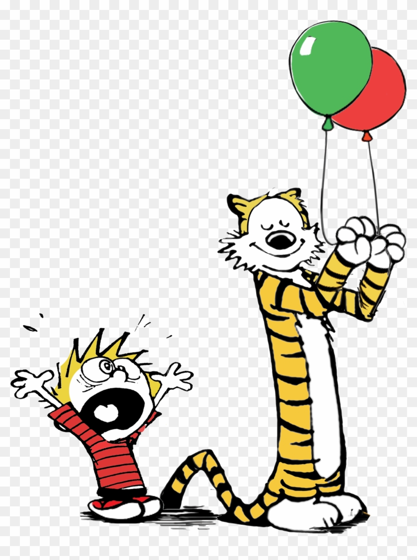 Mando Calvin And Hobbes Ballon Png Calvin And Hobbes Clipart #389893