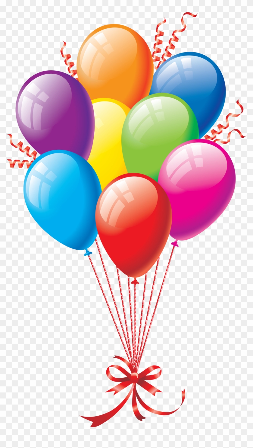 Birthday Balloons Png - Transparent Transparent Background Balloons Png Clipart