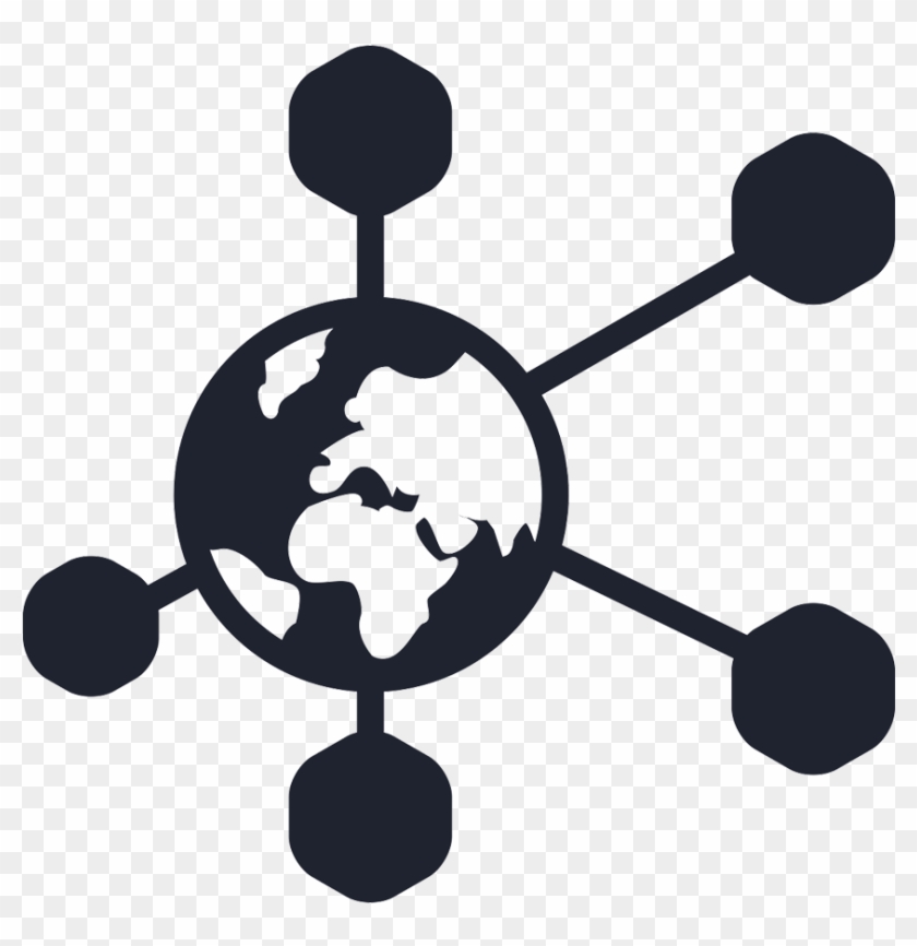 Icon Global Connections - Vector Graphics Clipart #3800038
