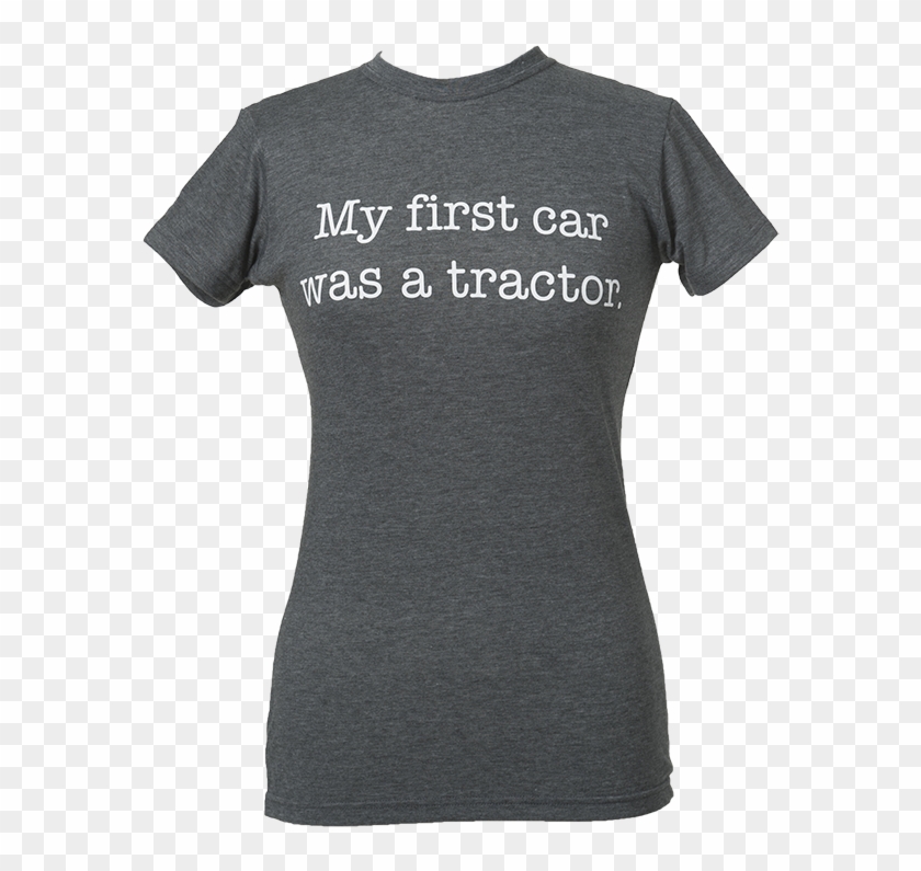 My First Car Was A Tractor Shirt - Cute Pi Day Shirts Clipart