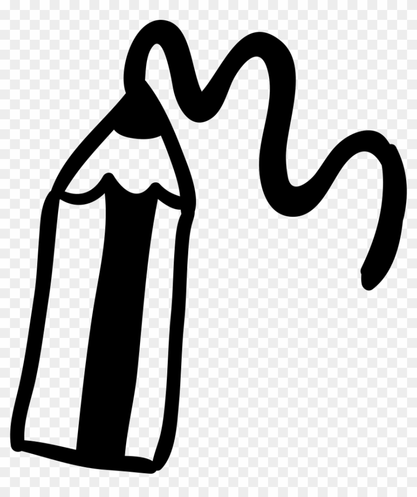 Pencil Hand Drawn Writing Tool Comments - Pencil Clipart #3800595