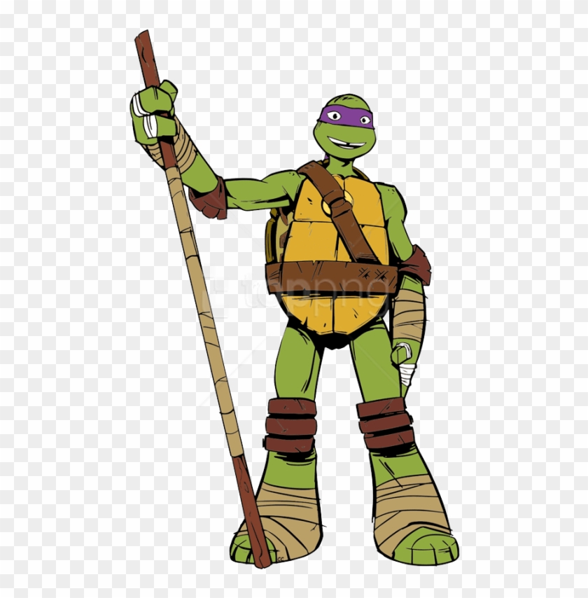 Free Png Download Ninja Tutle Donatello Clipart Png - Teenage Mutant Ninja Turtles Donatello Cartoon Transparent Png