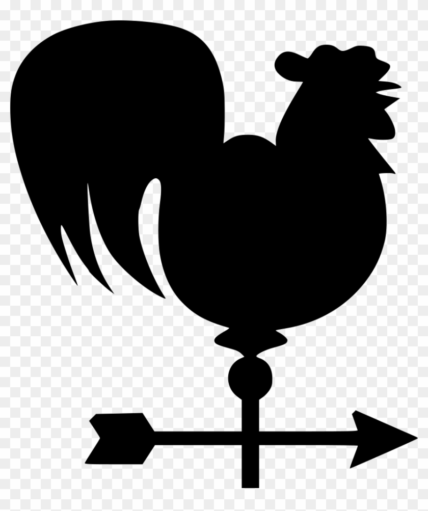 Png File - Rooster On Roof Png Clipart #3800847