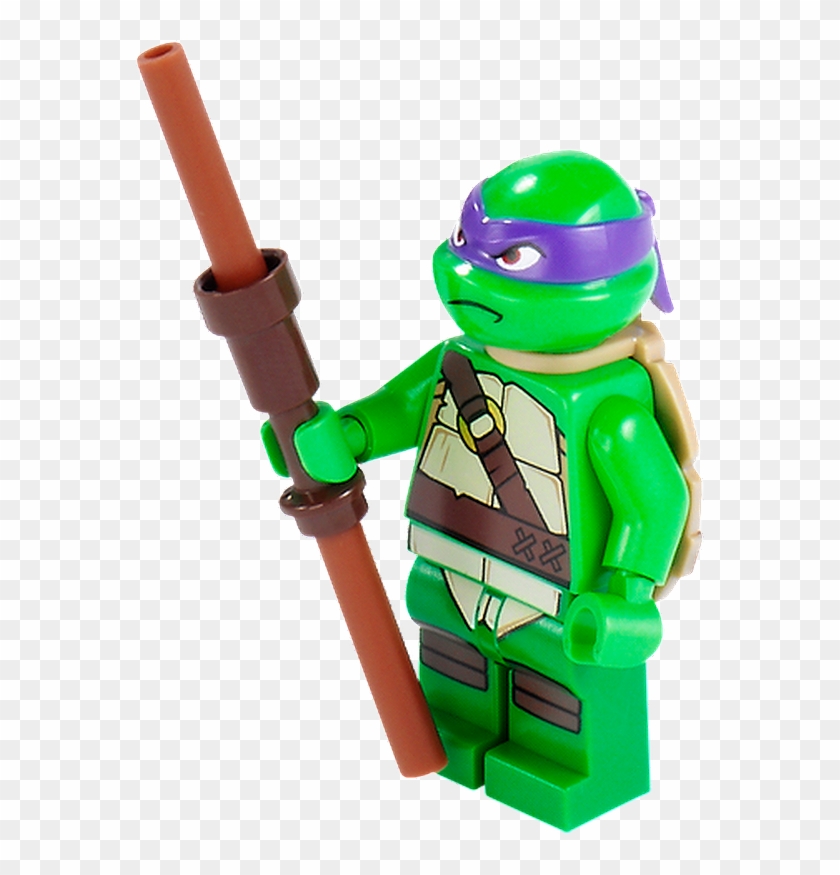 Donatello Is A Teenage Mutant Ninja Turtles Minifigure - Лего Черепашки Ниндзя Донателло Clipart #3800851