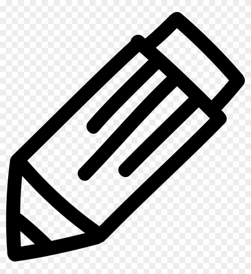 Pencil Hand Drawn Tool Outline Comments - Pencil Hand Drawn Clipart