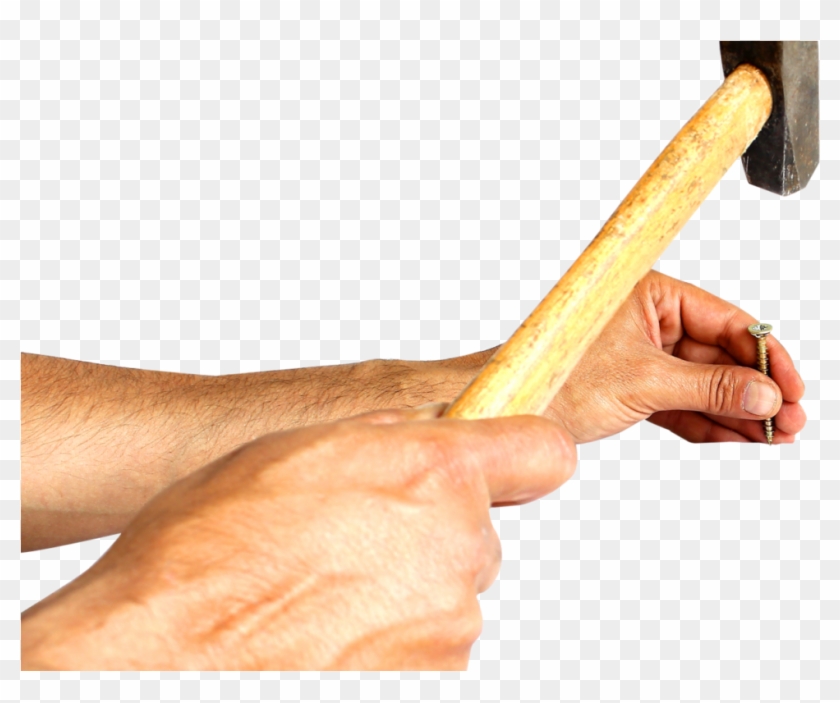 Hammering A Nail Png Image - Eastman Hand Tools Clipart