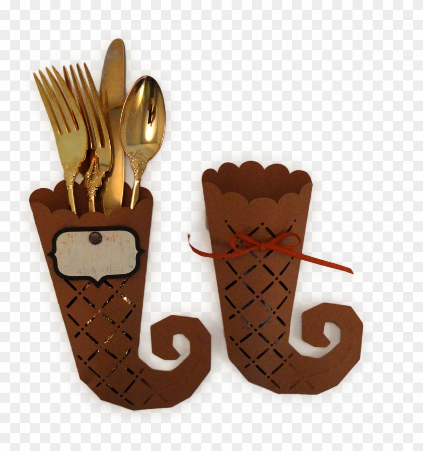 Cornucopia Tableware Sleeve - Chocolate Clipart