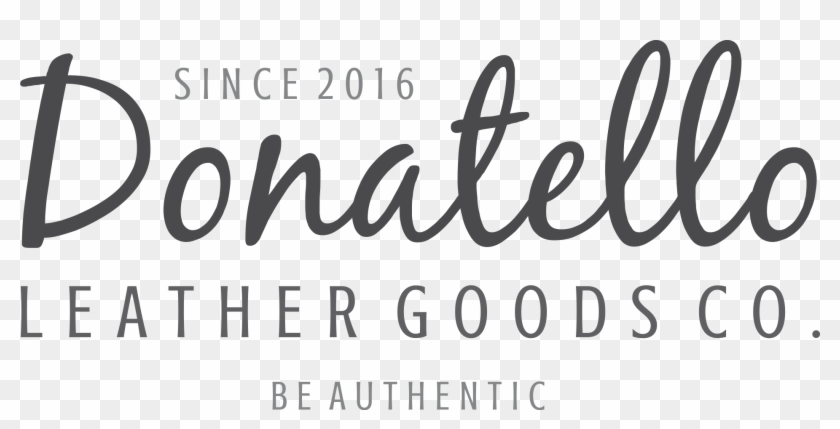 Donatello Leather Goods Co - Calligraphy Clipart #3801305