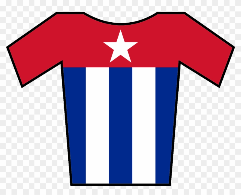 Campeonato De Cuba De Ciclismo En Ruta - Maillot Bleu Clipart