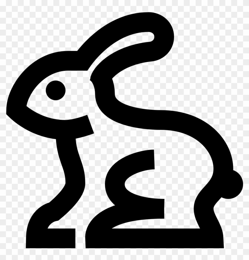 Easter Rabbit Icon - Páscoa Icon Clipart #3801454